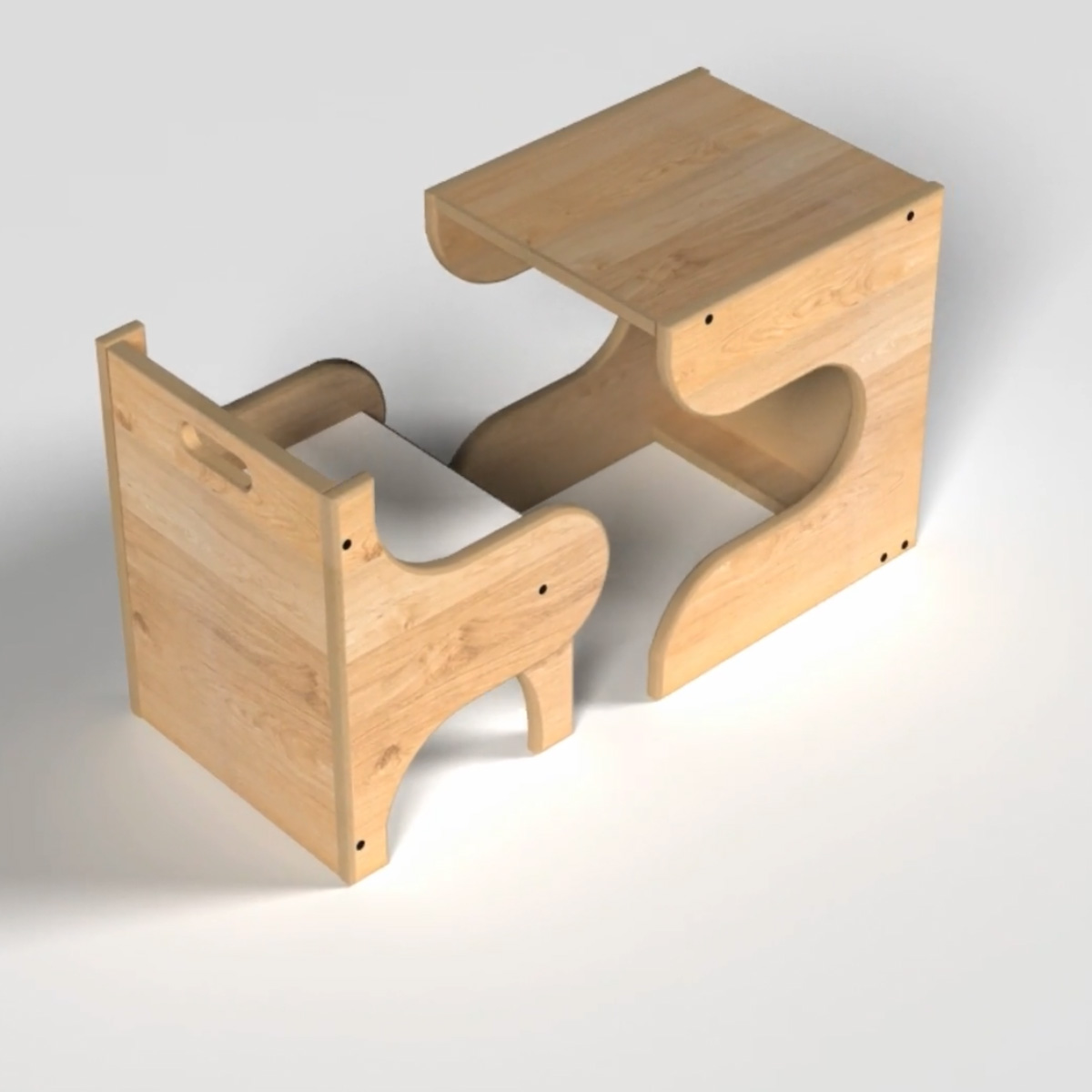 Router CNC trabajando en taller Factor Pi