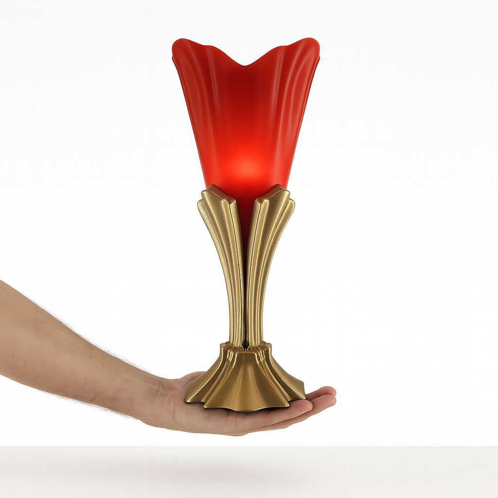 Combinación de madera y PLA en luminarias Lumo